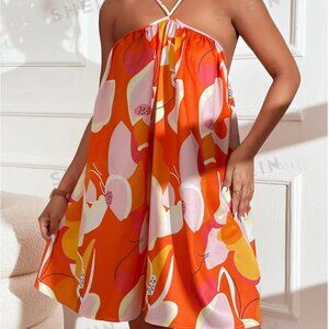 VCAY Allover Print Cami Dress